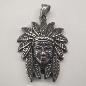 111123 Indian Chief pendant