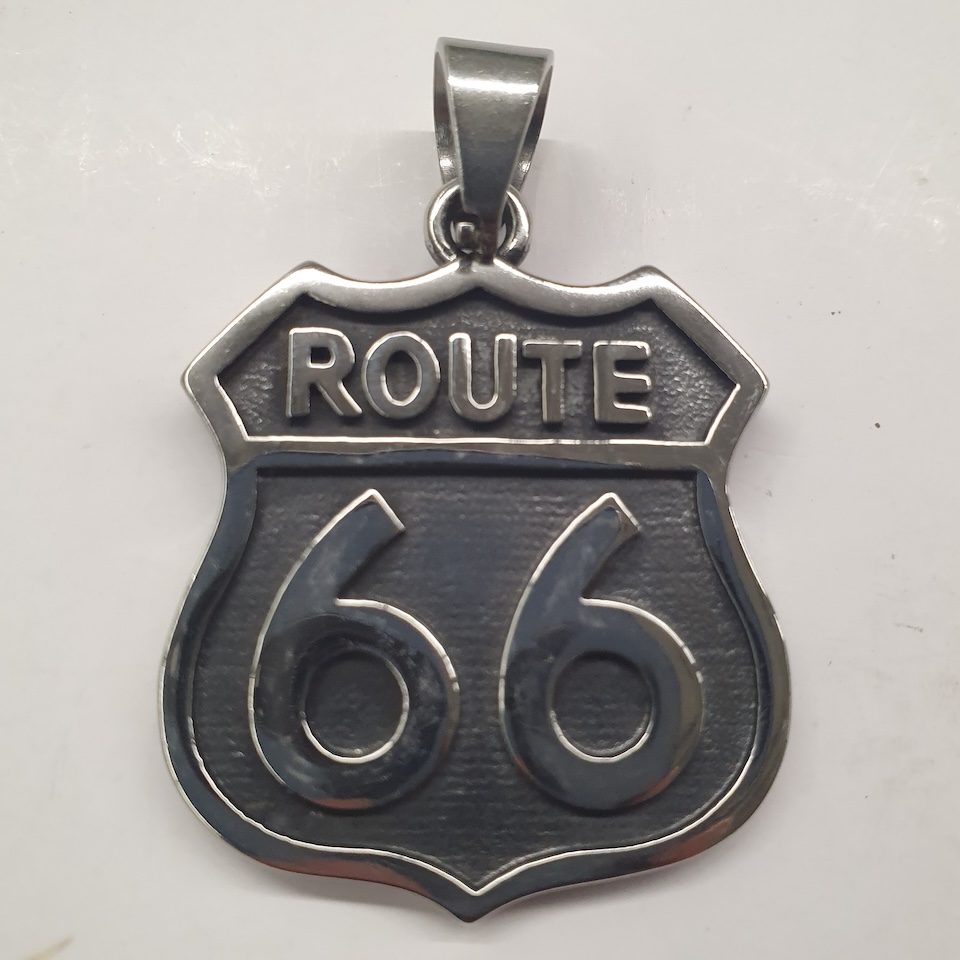 111166 Route 66 pendant